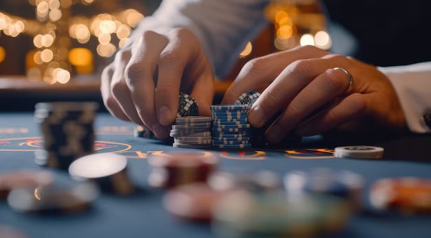 Live dealer at Mega Sevens table on disinitoto login, HD studio setup with professional lighting